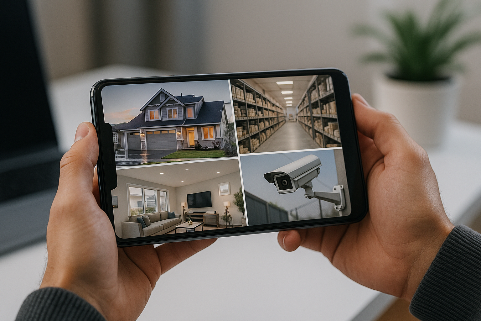 Monitorea tu casa y negocio desde cualquier lugar