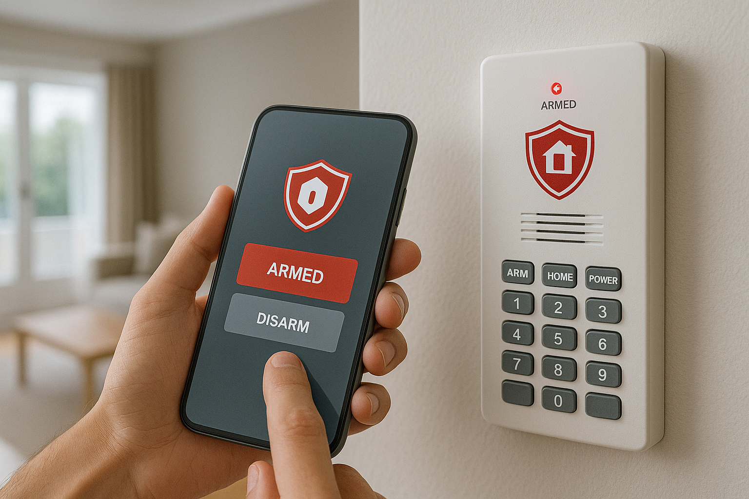 Activa y desactiva la alarma desde tu smartphone.